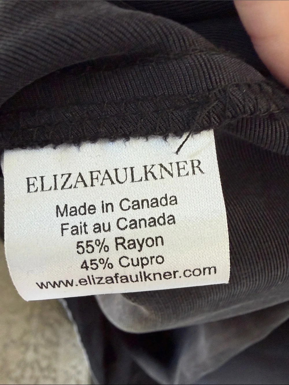 Eliza Faulkner Black Mini Dress - Picture 6 of 6